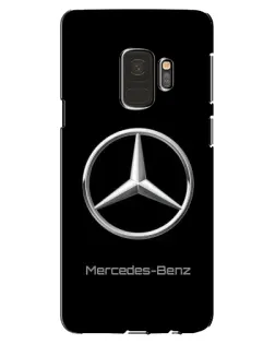 Чехол для Samsung Galaxy S9 (G960) с картинкой «Mercedes Silver Logo»