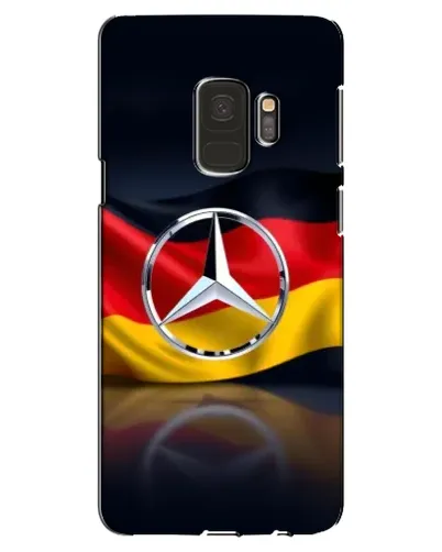 Чехол для Samsung Galaxy S9 (G960) с картинкой «Mercedes — флаг Германии»