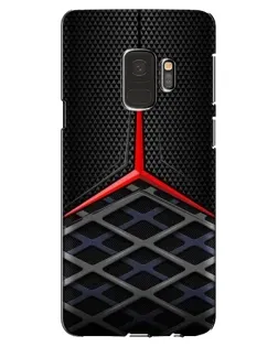 Чехол для Samsung Galaxy S9 (G960) с картинкой «Mercedes Carbon Grid»