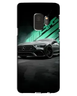 Чехол для Samsung Galaxy S9 (G960) с картинкой «Темный Mercedes AMG»
