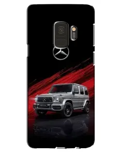 Чехол для Samsung Galaxy S9 (G960) с картинкой «Mercedes G-Class красный»