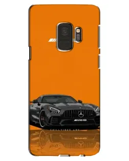 Чехол для Samsung Galaxy S9 (G960) с картинкой «Оранжевый Mercedes AMG»