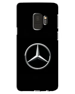 Чехол для Samsung Galaxy S9 (G960) с картинкой «Mercedes классический лого»