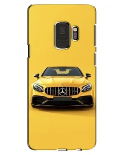 Чехол для Samsung Galaxy S9 (G960) с картинкой «Желтый Mercedes GT»
