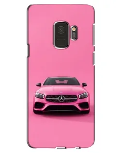 Чехол для Samsung Galaxy S9 (G960) с картинкой «Розовый Mercedes AMG»