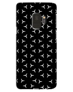 Чехол для Samsung Galaxy S9 (G960) с картинкой «Mercedes паттерн звезд»