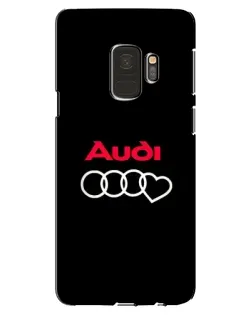 Чохол для Samsung Galaxy S9 (G960) з картинкою «Логотип Audi Heart»