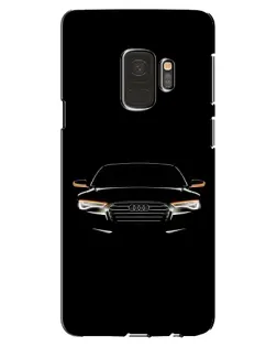 Чехол для Samsung Galaxy S9 (G960) с картинкой «Audi — ночной контур»