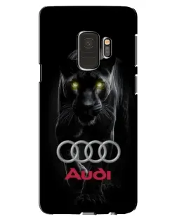 Чехол для Samsung Galaxy S9 (G960) с картинкой «Пантера и Audi»