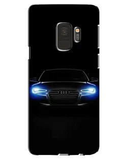 Чехол для Samsung Galaxy S9 (G960) с картинкой «Audi в неоне»