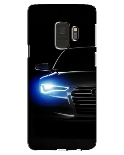 Чехол для Samsung Galaxy S9 (G960) с картинкой «Неоновый взгляд Audi» Чехол для Samsung Galaxy S9 (G960) с картинкой «Неоновый взгляд Audi»