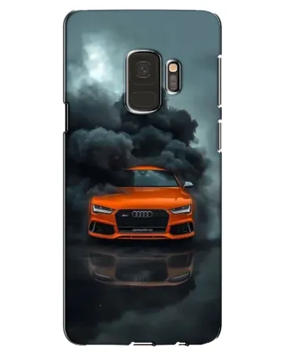 Чехол для Samsung Galaxy S9 (G960) с картинкой «Audi в облаках дыма» Чехол для Samsung Galaxy S9 (G960) с картинкой «Audi в облаках дыма»