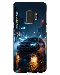 Чехол для Samsung Galaxy S9 (G960) с картинкой «Ночной город и Audi»