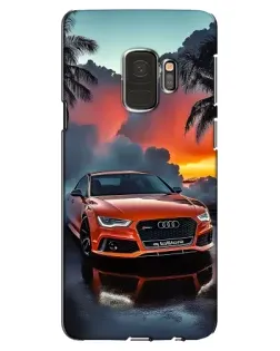 Чехол для Samsung Galaxy S9 (G960) с картинкой «Audi — закат»