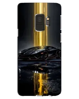 Чехол для Samsung Galaxy S9 (G960) с картинкой «Ночной Lamborghini драйв»