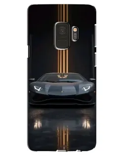 Чехол для Samsung Galaxy S9 (G960) с картинкой «Lamborghini золотые линии»