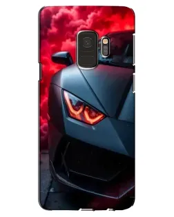 Чехол для Samsung Galaxy S9 (G960) с картинкой «Lamborghini красное сияние»
