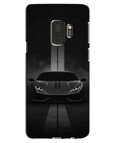 Чехол для Samsung Galaxy S9 (G960) с картинкой «Lamborghini симметрия дорог»
