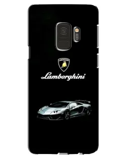 Чехол для Samsung Galaxy S9 (G960) с картинкой «Логотип Lamborghini классика»