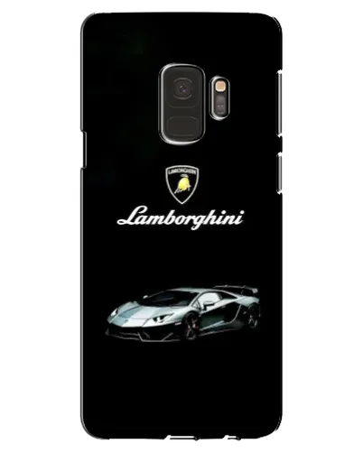 Чехол для Samsung Galaxy S9 (G960) с картинкой «Логотип Lamborghini классика»