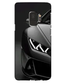 Чехол для Samsung Galaxy S9 (G960) с картинкой «Lamborghini фары детализация»