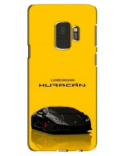 Чехол для Samsung Galaxy S9 (G960) с картинкой «Lamborghini Huracan черный»