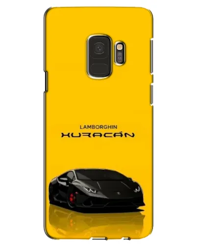 Чехол для Samsung Galaxy S9 (G960) с картинкой «Lamborghini Huracan черный»