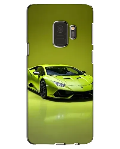 Чехол для Samsung Galaxy S9 (G960) с картинкой «Салатовый Lamborghini Huracan»