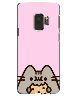 Чехол для Samsung Galaxy S9 (G960) с картинкой «Pusheen и печенье» Чехол для Samsung Galaxy S9 (G960) с картинкой «Pusheen и печенье»