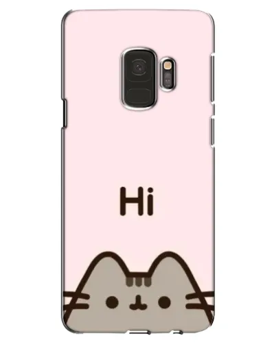 Чехол для Samsung Galaxy S9 (G960) с картинкой «Пушин говорит Hi»