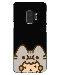 Чехол для Samsung Galaxy S9 (G960) с картинкой «Пушин на черном»