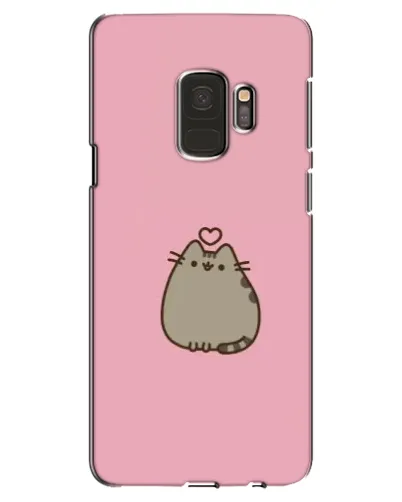 Чехол для Samsung Galaxy S9 (G960) с картинкой «Pusheen сердце»