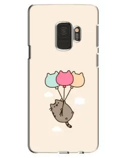 Чехол для Samsung Galaxy S9 (G960) с картинкой «Пушин на шариках»