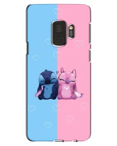 Чехол для Samsung Galaxy S9 (G960) с картинкой «Stitch и Angel Love» Чехол для Samsung Galaxy S9 (G960) с картинкой «Stitch и Angel Love»