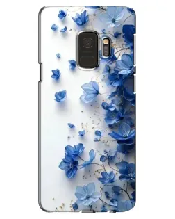 Чохол для Samsung Galaxy S9 (G960) з картинкою «Блакитний квітковий каскад»