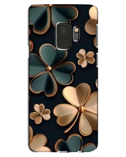 Чехол для Samsung Galaxy S9 (G960) с картинкой «Клевер в золоте»