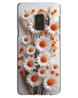 Чохол для Samsung Galaxy S9 (G960) з картинкою «Білі сухоцвіти»
