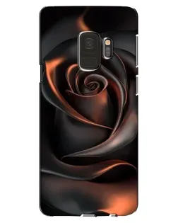 Чохол для Samsung Galaxy S9 (G960) з картинкою «Шовкова чорна троянда»
