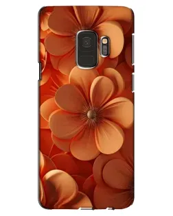 Чохол для Samsung Galaxy S9 (G960) з картинкою «Помаранчева макро квітка»