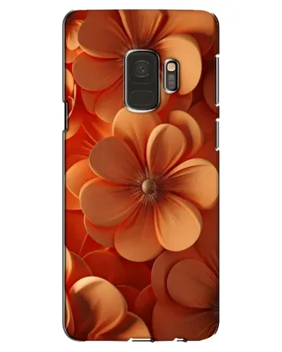 Чехол для Samsung Galaxy S9 (G960) с картинкой «Оранжевый макро цветок»