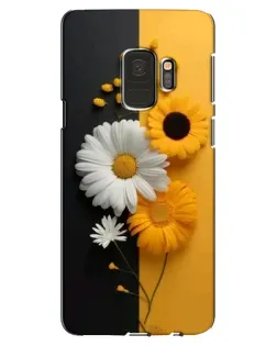 Чохол для Samsung Galaxy S9 (G960) з картинкою «Соняшник та ромашка»