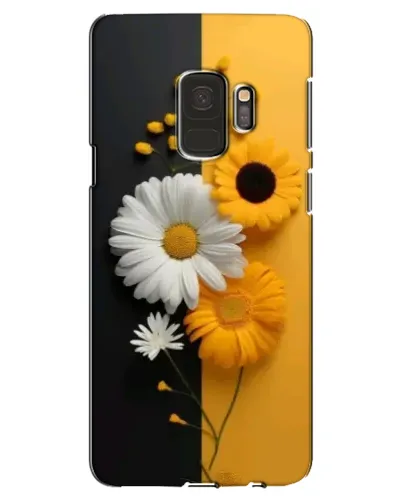 Чехол для Samsung Galaxy S9 (G960) с картинкой «Подсолнух и ромашка»