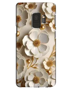 Чохол для Samsung Galaxy S9 (G960) з картинкою «Білі паперові квіти»