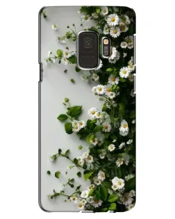 Чохол для Samsung Galaxy S9 (G960) з картинкою «Гілка дрібних білих квітів»