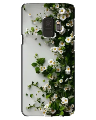 Чехол для Samsung Galaxy S9 (G960) с картинкой «Ветка мелких белых цветов»