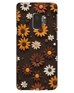 Чохол для Samsung Galaxy S9 (G960) з картинкою «Візерунок з маленьких соняшників»