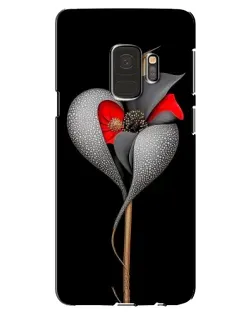 Чохол для Samsung Galaxy S9 (G960) з картинкою «Срібна фантазійна квітка»