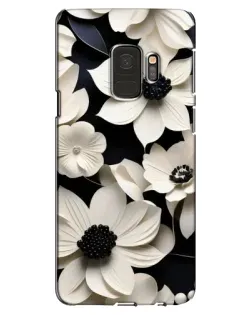 Чохол для Samsung Galaxy S9 (G960) з картинкою «Об'ємні білі квіти»