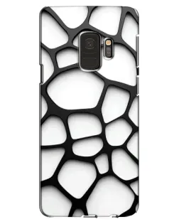 Чехол для Samsung Galaxy S9 (G960) с картинкой «Белая объемная сетка» Чехол для Samsung Galaxy S9 (G960) с картинкой «Белая объемная сетка»