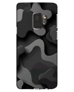 Чехол для Samsung Galaxy S9 (G960) с картинкой «Темный абстрактный камуфляж»